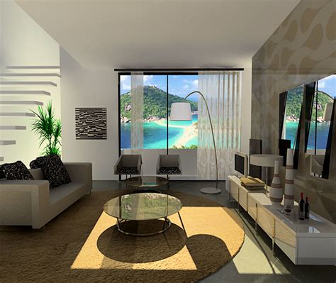 3d Model Modern Living Room Scene 3d Max File Vr Ar Low Poly Cgtrader