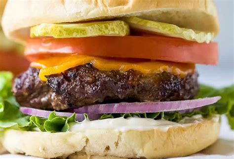 Juicy Air Fryer Burgers Food Delicious Online