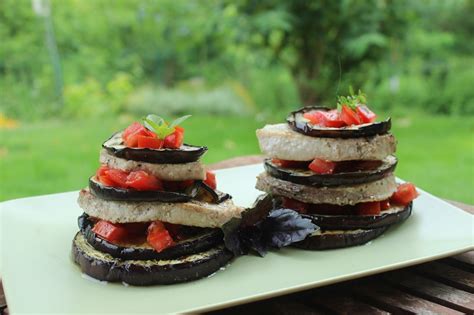 Eggplants are related to the tomato and potato, which are in the same family. Grilled Eggplant & Swordfish Towers | ITALY Magazine