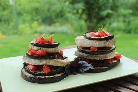 Thin slices of eggplant are lightly fried, then marinated in lots of fresh herbs and garlic overnight for a delicious vegan italian antipasto. Grilled Eggplant & Swordfish Towers | ITALY Magazine