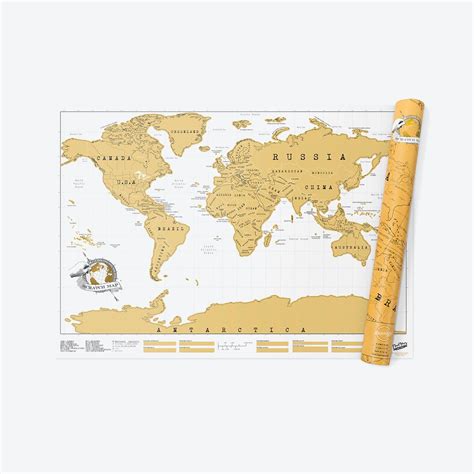 Scratch Map Personalised World Map By Suck Uk Fy
