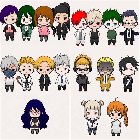 Bnha Characters Created Using Oppadoll And Unniedoll Apps