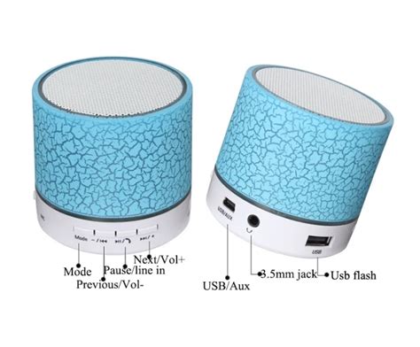 Best A9 Led Blue Tooth Speaker Mini Speakers Hands Free Portable Wireless Speaker With Tf Card
