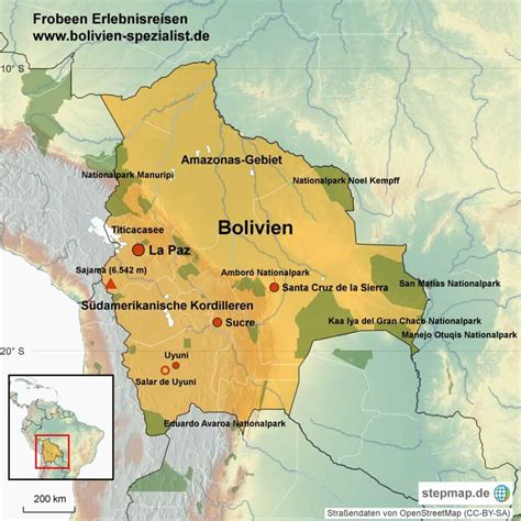 Lernen sie das authentische herz südamerikas kennen. Geographie von Bolivien | Bolivien Spezialist