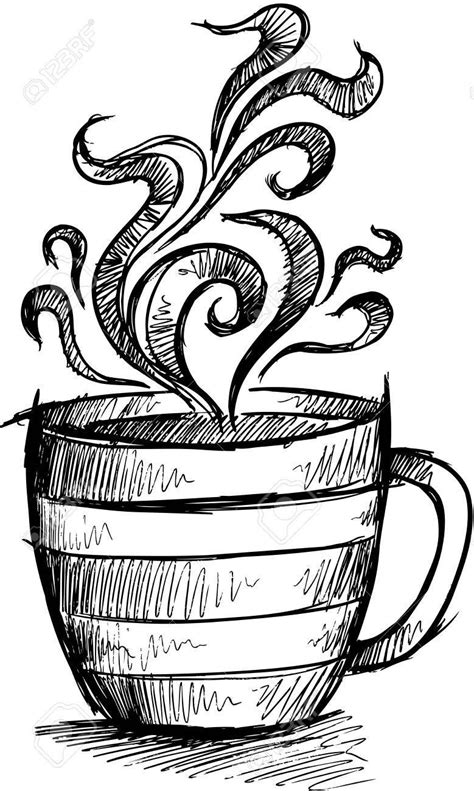 Sketch Doodle Coffee Cup Illustration Art Art Sketches Doodles Cup