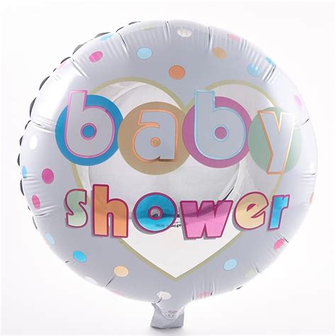 This listing is for a helium inflated balloon in a box with ribbons and balloon weight to match the design. Baby Shower Foil Helium Balloon | Card Factory
