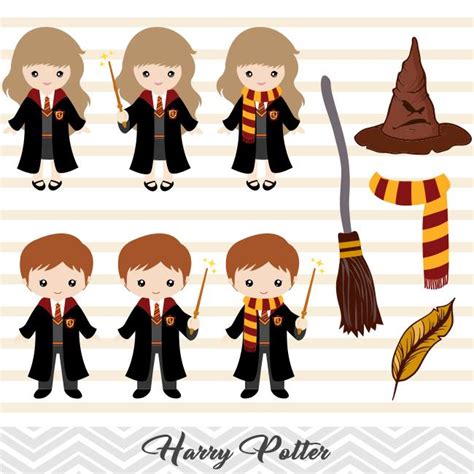 25 high quality harry potter character clipart in different resolutions. Harry Potter Digital Clipart, Harry Potter Clip Art ...