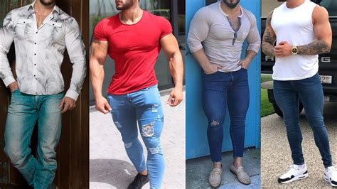 Best💥 Muscle Fit Outfit Ideas For Muscular Men Bodybuilder Fashion