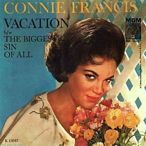 Connie Francis Vacation The Biggest Sin Of All Vinyl Discogs