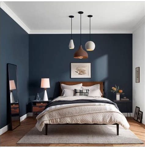 Schlafzimmer dunkelblau schwarz furniture, description: 24 Wandfarbe Dunkelblau Schlafzimmer | Wandfarbe Ideen