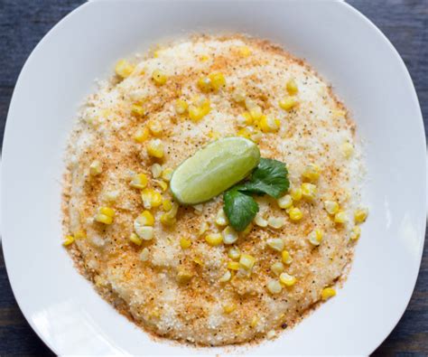 What is it about being cooped up inside that makes people want to pick up a bread pan or cookie sheet? Mexican Street Corn Grits | Edible Experiments