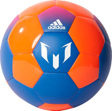 Adidas Messi Soccer Ball Bluesolar Orange Soccer Master