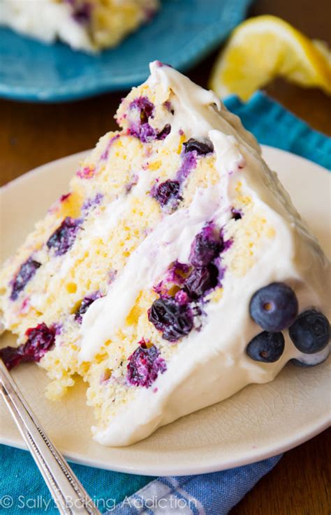 Lemon Blueberry Layer Cake ~ Awesome Desserts 247