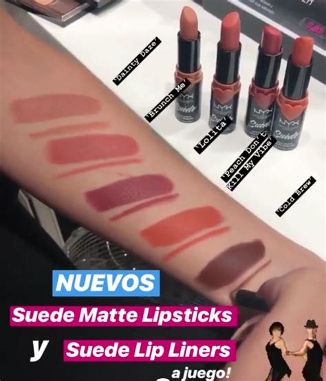 NYX Suede Matte Lipsticks swatches | Nyx lipstick swatches, Nyx suede