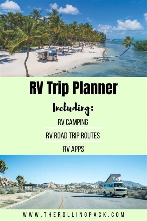 Ultimate Rv Trip Planner A Guide To Planning Your Rv Road Trip The