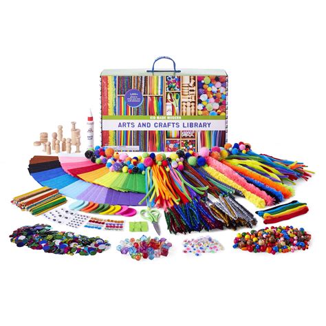 Kid Made Modern Arts And Crafts Library Craft Set For Kids Ages 6 And