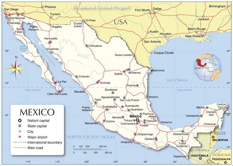 Mexico Map With Airports New York Black Limousine