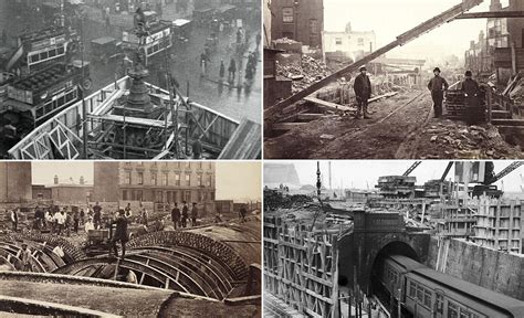 London Underground Amazing Images Show Houses Being Demolished For The