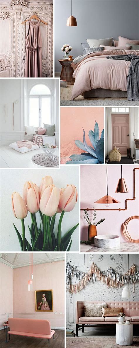 Simple designs antique floor lamp with clear glass shade in rose gold. Coming Up Roses - Blush Pink for Your Home | Gold bedroom ...