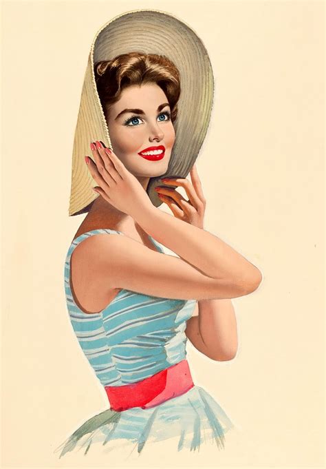 Vintage Girl Drawing At Explore Collection Of
