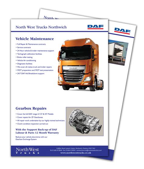 North West Trucks Leaflets