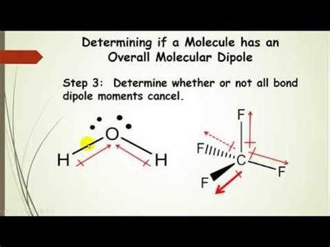 The greatest difference in electronegativity will correspond to the most polar bond. How to Determine Whether a Molecule has an Overall ...
