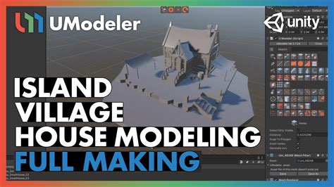 Umodeler Full Making Video 3d Modeling Of A House In The Island