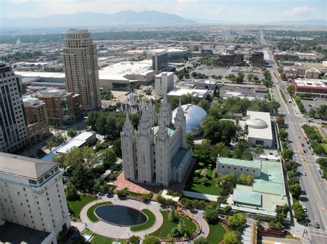 Cityscape In Salt Lake City Utah Image Free Stock Photo Public