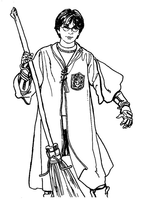 Printable Coloring Pages Harry Potter Printable World Holiday