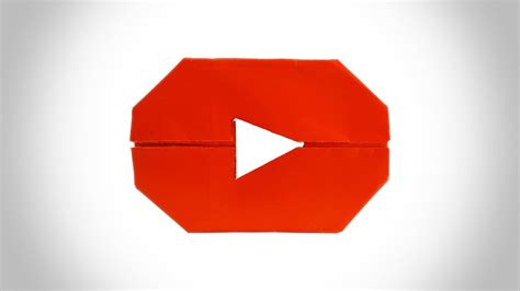 Origami Youtube Play Button How To Make A Paper Youtube Play Button