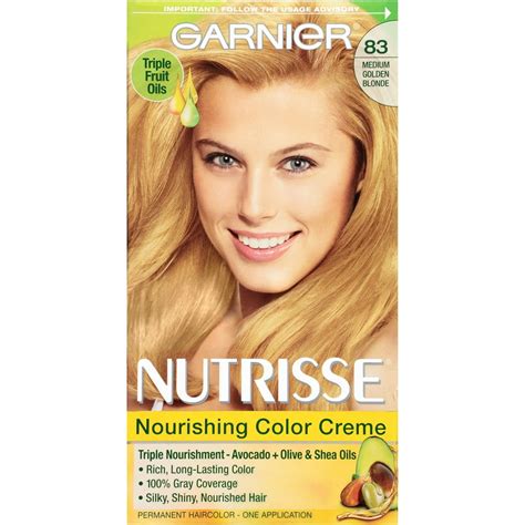 Garnier Nutrisse Nourishing Hair Color Creme Blondes 83 Medium