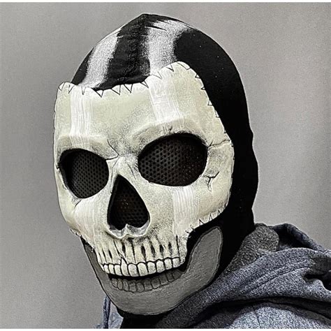 Ghost mask from the game "Call of duty Modern Warfare 2019"