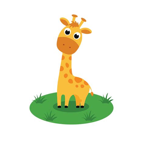 Cute Giraffe Cartoon Vector Art Icons And Graphics For Free Download