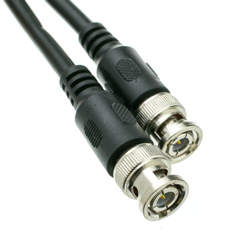 50ft Black BNC RG59 U Coaxial Cable BNC Male