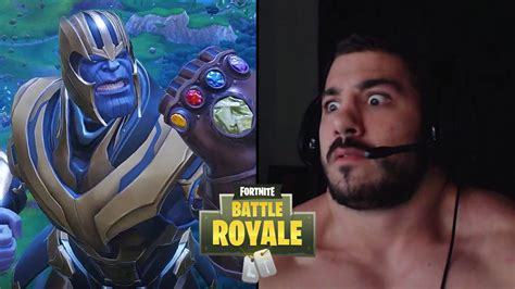Nickmercs Discovers One Major Weakness Of Thanos In Fortnite Battle