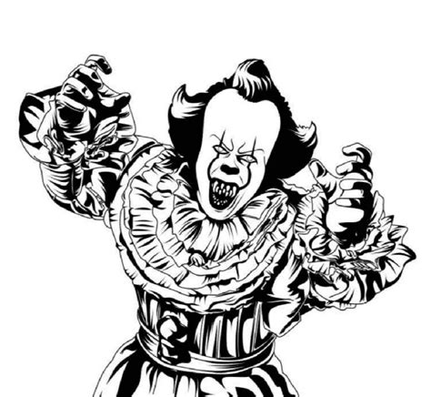 60 Free Printable Pennywise Coloring Pages