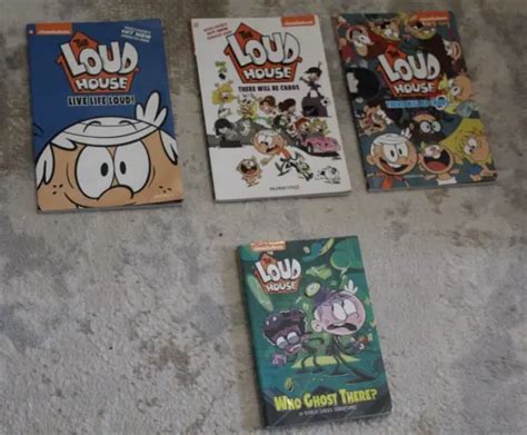 Nickelodeon The Loud House Lot Of 3 Graphic Novels Plus Bonus Book 1139 Picclick