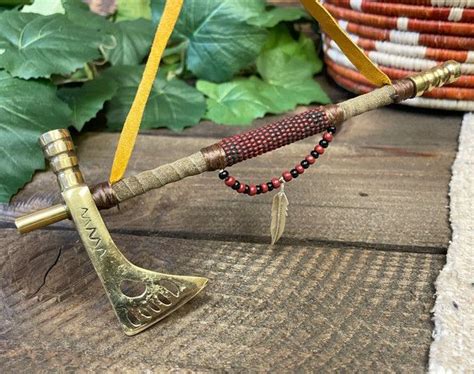 American Indians Native American Peace Pipe Brass Pipe Pipes