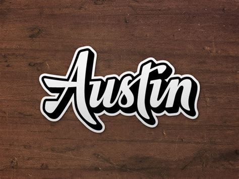 Austin Logo Typography Inspiration Austin Typography Letters