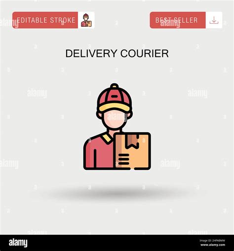 Delivery Man Package Icon Delivery Stock Vector Images Alamy