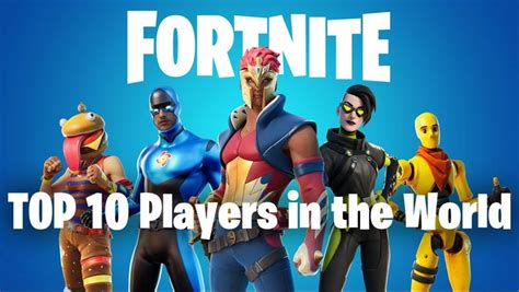 Top 10 Best Fortnite Players In The World The Teal Mango