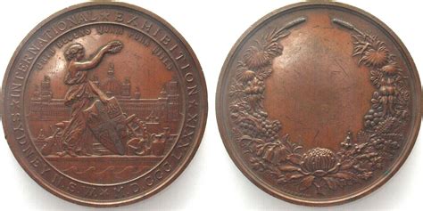 Australien Medaillen Sydney Weltausstellung 1879 Medaille V Wyon