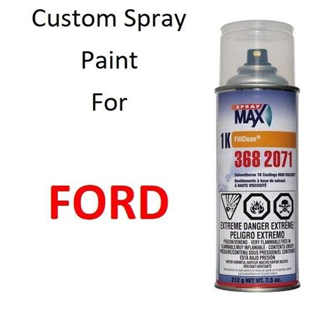 Custom Automotive Touch Up Spray Paint For Ford Cars Suv Truck