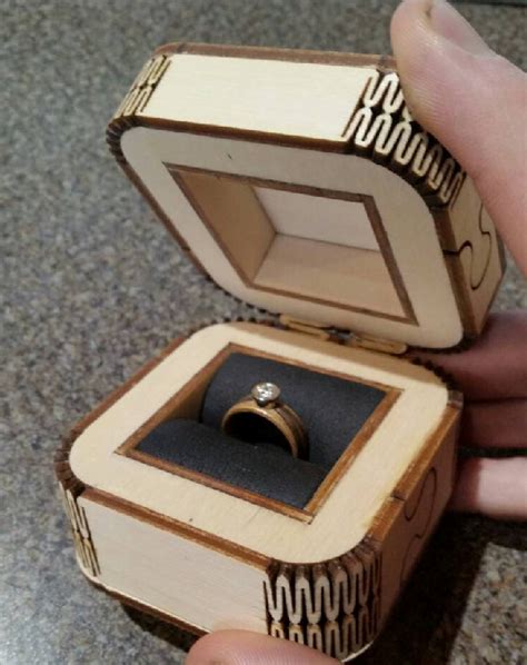 Wedding Ring Box 3d Model Vector Files