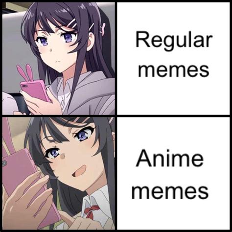 Anime Memes With The Caption That Reads Regular Memes Anime Memes