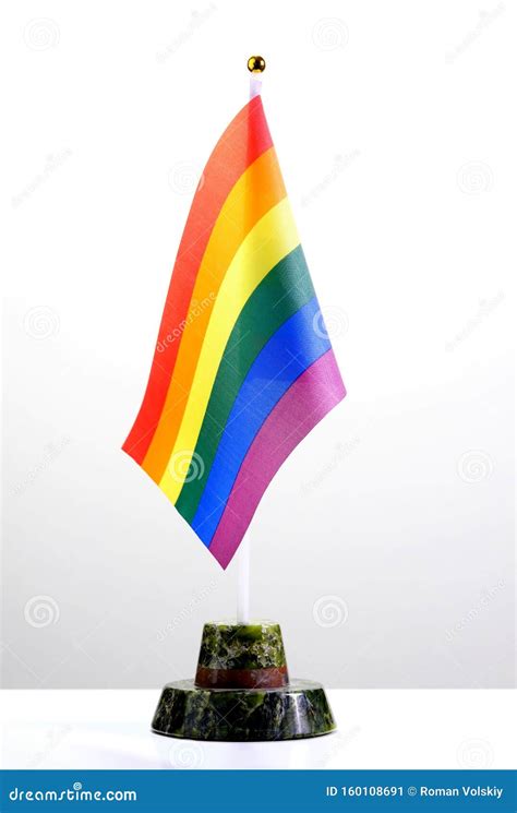 Lgbt Rainbow Flag Desktop Symbol Of Sexual Minorities The Concept Of An Official Meeting Of