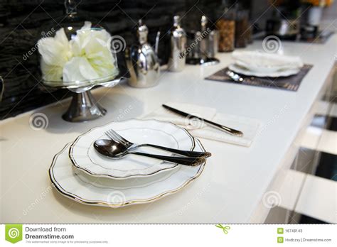 Dinner Service Stock Image Image Of Concepts Decor 16748143