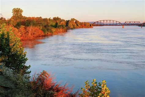 Autumn On The Arkansas River Fort Smith Photograph By Gregory Ballos