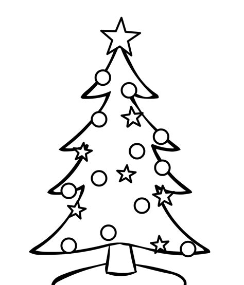 Christmas Tree Images Black And White Free Download On Clipartmag