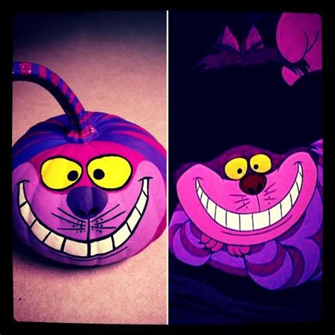Just finished painting my pumpkin, an Alice in Wonderland inspired